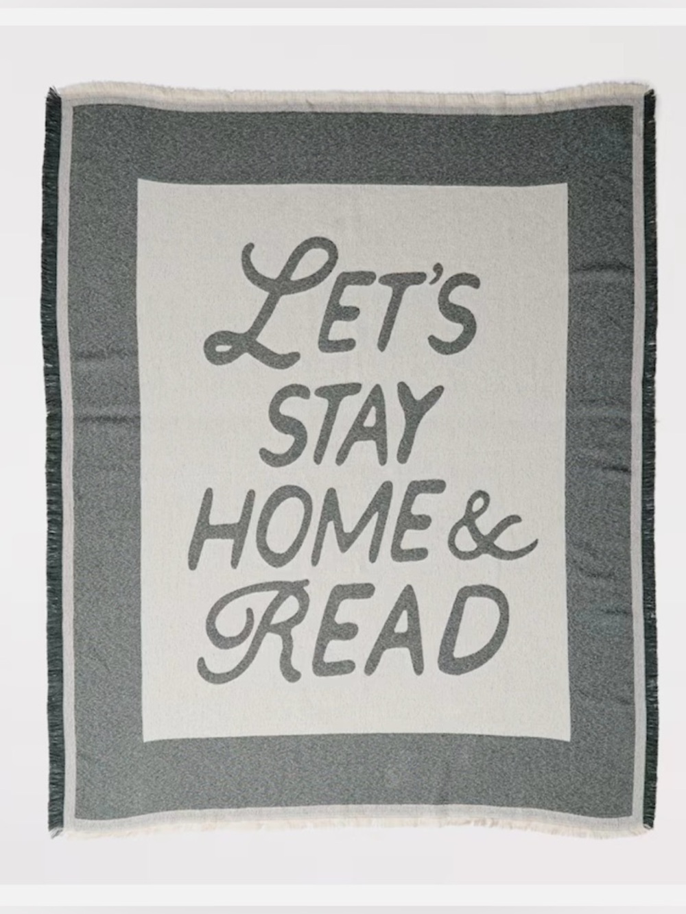 Oui Indigo Green Beige Throw